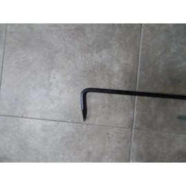 AMISH MADE SOLID STEEL FIRE POKER 47"LONG 1/2 THICK AMISH MADE HEAVY DUTY NEW