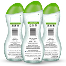 Parachute Advansed Gel De Ducha Rejuvenecedor Aloe Vera Hidratante Y Agua De Coco Sin Jabón Ni Parabenos Protege La Barrera Cutánea 247 Ml (Paquete De 3)