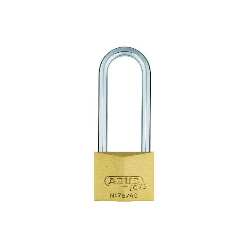 ABUS 26846 63mm Long Shackle Brass Padlock with Reversible Key