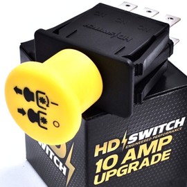 HD Switch 10 AMP Upgrade Blade Clutch PTO Switch Fits John Deere TCA21027 - AUC15008 Ztrak Series STX38 STX46 S240 TCA20380 TCA19141 5228-3 TCU37594 5228-80 5228-76 5228-55 5228-38 AUC18452 AUC18216