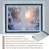 Window Insulation Kit for Winter Heavy Duty Plastic Window Cover