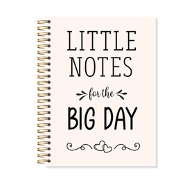 OSLYSOF Wedding Planning Spiral Notebook, Marriage Journal for Couples, Engagement Gifts for Couples Notebooks for Note Taking, Bride and Groom Gifts, 5.5x8.3 Inch with 164 Pages
