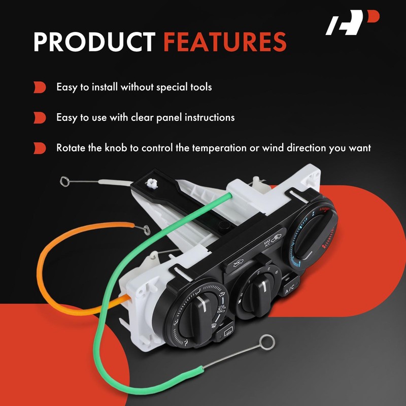 A-Premium Heater Climate Control Panel Module Compatible with Nissan Versa