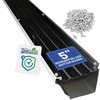 FlowGuard USA Made Professional DIY 5 Inch 50-Year Gutter Cover