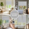 ChrisDowa Cordless Blackout Roller Shades for Windows, Thermal Insulated UV