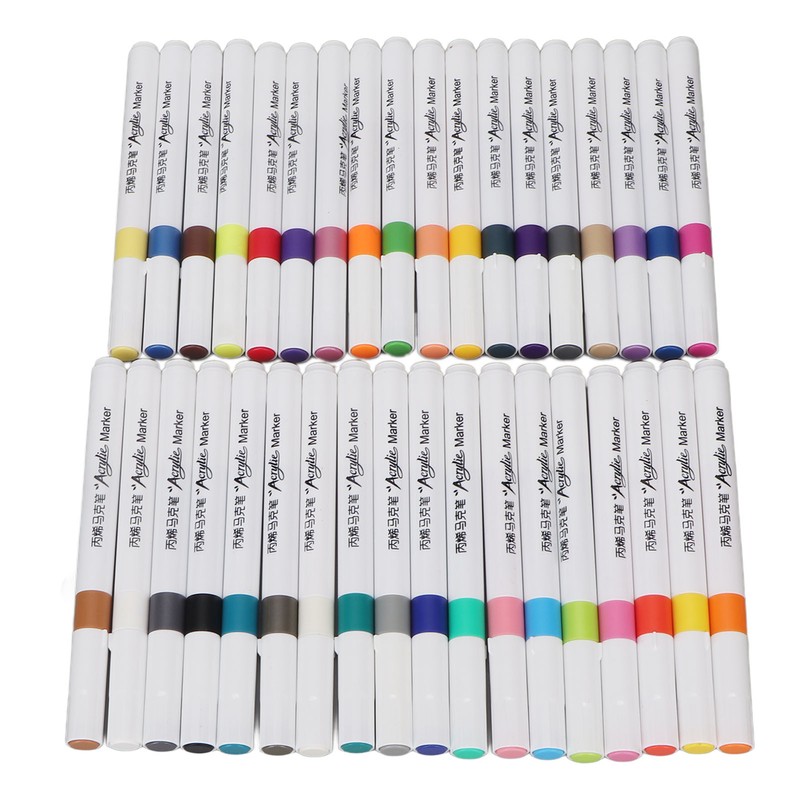 Acrylic Paint Markers Water Based Ink Waterproof High Coverage Paint