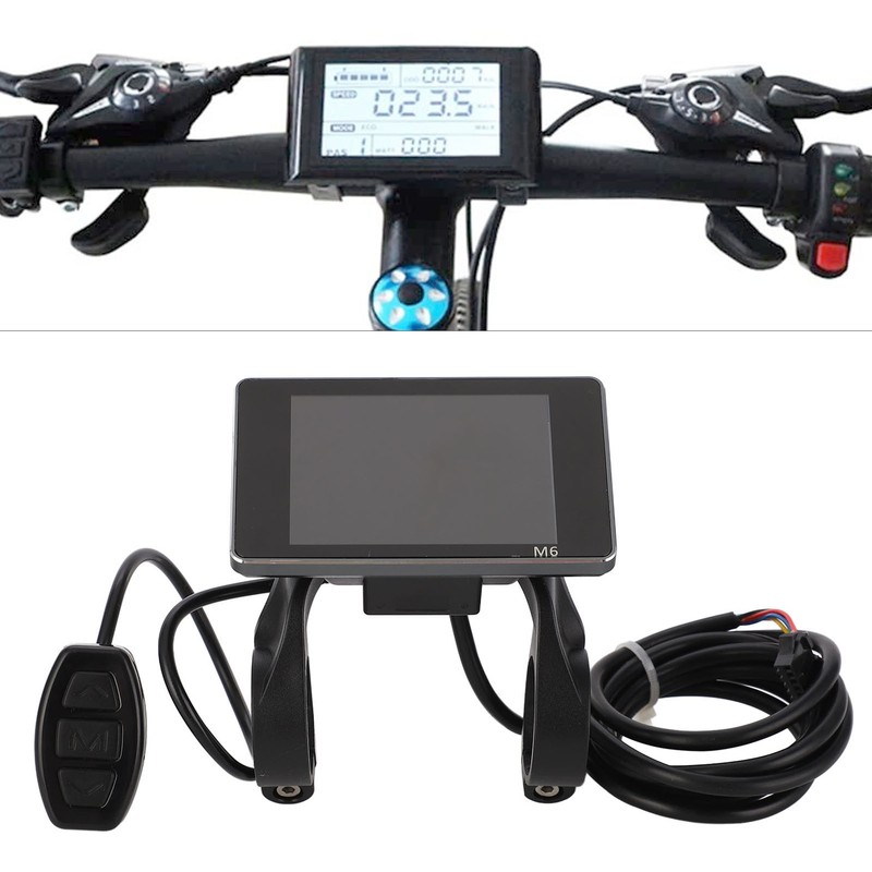 Electric Bicycle M6 LCD Display Meter 36V 48V Control Computer