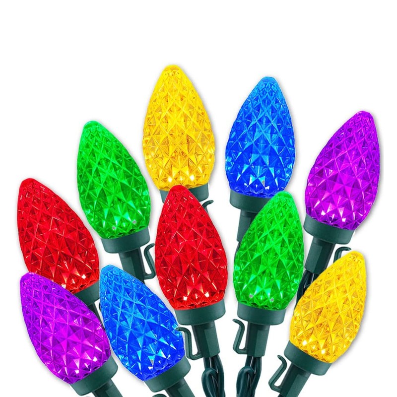 Solar Decorative Lights Strawberry Shape Waterproof Plastic Battery Box Powered