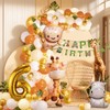 6th Birthday Boy Girl 6 Year Jungle Birthday Decoration Forest