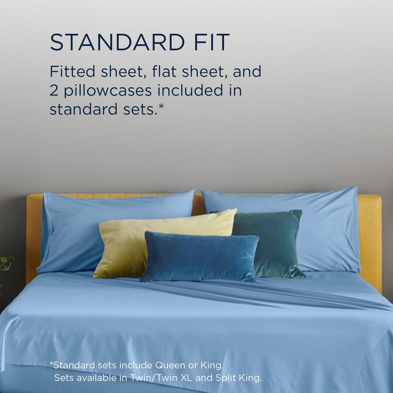 TEMPUR ProAir Sheet Set Blue Azure - Full