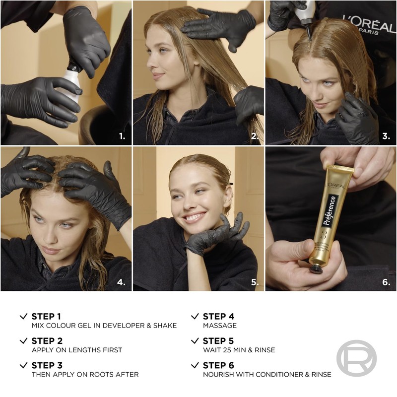 L'Oreal Paris Preference Infinia 8.23 Rose Gold Perm Dye