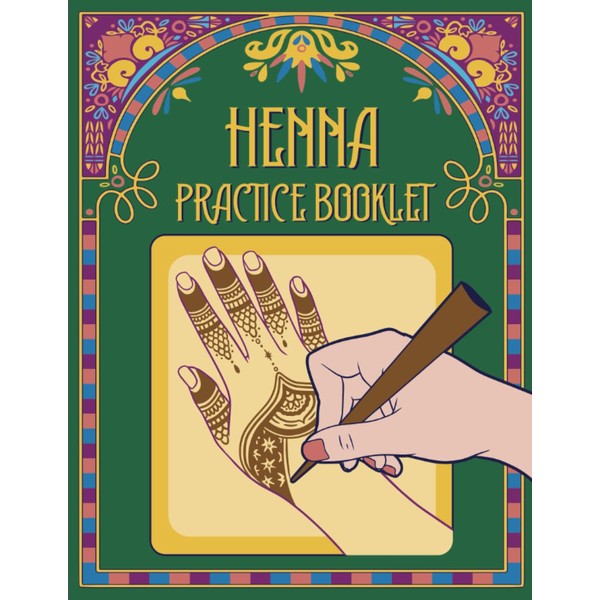 Henna practice booklet: Simple template booklet for practicing or pre-drawing
