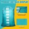 2 Pack Upgrade Extra Large Travel Laundry Bag with Drawstring，24"