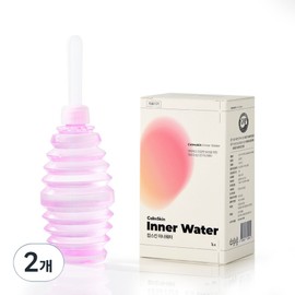 Calmskin Inner Water Disposable Vaginal Douche, 110ml, 2 pcs / 캄스킨 이너워터 일회용 질세정기, 110ml, 2개