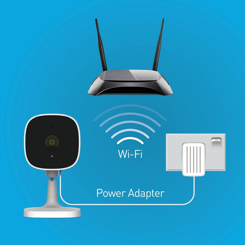 Swann EVO 2K Indoor Wi-Fi Security Camera, Two-Way Audio, True