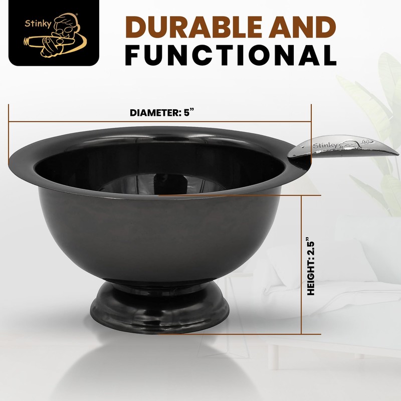 Stinky Cigar Personal Size Ashtray - Compact, Durable Windproof Stainless
