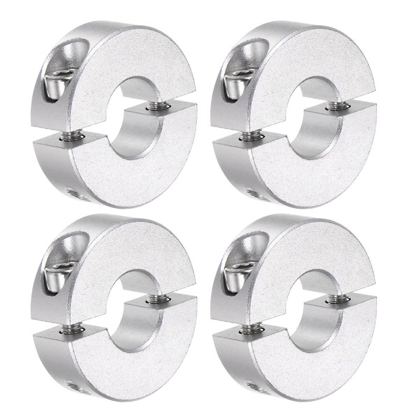 Kozelo 4Pcs Double Split Shaft Collar - [12mm Bore x