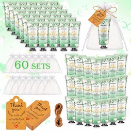 Oh Baby 60 Sets Travel Size Hand Lotion - Baby Shower & Wedding Gifts, Bridal Shower Party Favors
