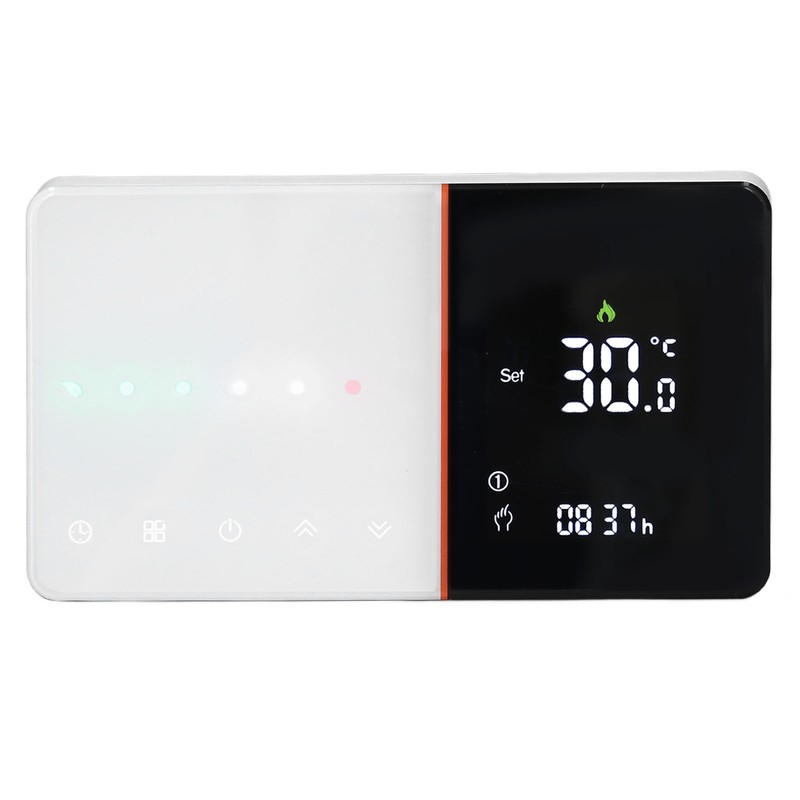 Smart Thermostat Slide Bar Timing Programmable Negative LCD Wifi Voice
