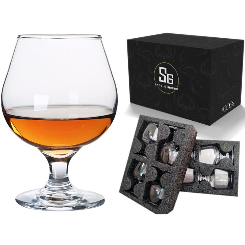 Cute Shot Glasses Small Brandy Snifters Set of 8 |