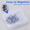 LEONTOOL 3 Pcs Die Grinder Collet Adapter - 6mm, 6.35mm,