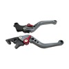 Zafina-UP Titanium Gray CNC 6 Position Shorty Brake Clutch Lever