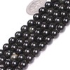 10mm Natural Black Obsidian Beads Round Gemstone Loose Beads for