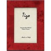Tizo 5" X 7" Red Wooden Frame, Made in Italy