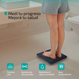 Bascula Corporal Digital Baño Personal Personas 180 Kg Diseño Minimalista Femmto Bws01