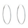 LES POULETTES BIJOUX - Sterling Silver Earrings Thin Creole 3
