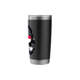 Mens Indonesian Flag Indonesia Sang Saka Merah-Putih Graphic Stainless Steel Insulated Tumbler