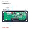 Aramox Placa Decodificadora Bluetooth, DC 6V‑12V Bluetooth 5.0 Módulo Decodificador