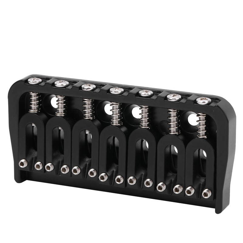 Electric Guitar Bridge 7 Strings GA891 Fixed Musical Accessories Black