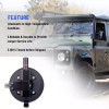 Feiteplus Universal Flagpole Holder w/ Suction Cup Kit for ATV
