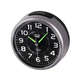 Trevi SL 3096 Quartz Alarm Clock with Large Display, Electronic Ringtone, Quiet Sweep Movement, Snooze Button/Light