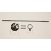 youremodel Shower Curtain Rod Ceiling Support (Polished Chrome) Choose from