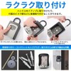 Key Box 4 Digit Combination Padlock Office Factory Security (Wire/Gray)