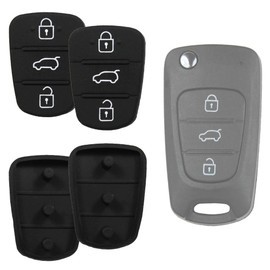 KONIKON 2 x Car Key 3 Buttons Keypad Suitable for Hyundai Kia i10 i20 i30 ix35 ix20 Elantra