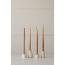 10 Pieces Luna By Camilia 12 Inch Taper Candles, Wedding & Events Taper Candles… (Honey)