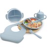 BPA-Free Premium Silicone Bowl and Plate Set, Non-Toxic Eco-Friendly Baby