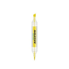 Molotow Aqua - marcador doble aspiradora, cepillo para polvo y cincel, Gris fresco, 1 pieza