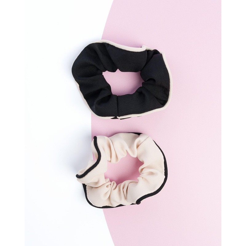 Brushworks Contrast Scrunchies (2 Pack)