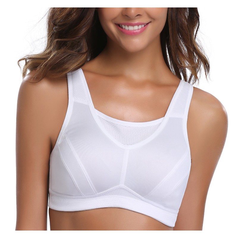 WingsLove - Brasier Deportivo para Mujer, Cobertura Completa, de Alto