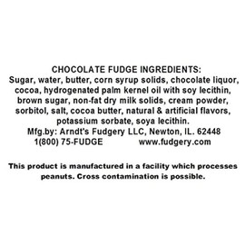 Home Made Creamy Fudge Chocolate - 1 Lb Box