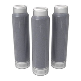 AQUATICLIFE Reverse Osmosis 10-Inch Mixed-Bed Color Changing Deionization Resin Filter Cartridge for RO/DI System Units, 3-Pack