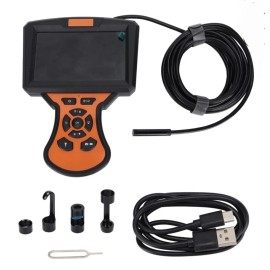 NA Dual Lens Snake Inspection Camera 5 inches Enoscope with Light 1080P Automotive