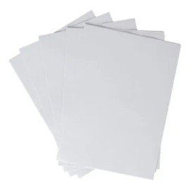 10 Paquetes Papel Fotográfico Glossy Carta 160gr 200 Hojas Color Blanco