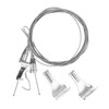 TEHAUX 2 Sets Stainless Steel Picture Hanging Wire Kit Wire