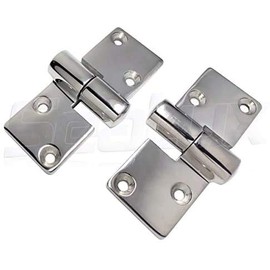 SeaLux Marine Cast 316 Stainless Steel Heavy Duty Take-Apart Removable Hinges for Companionway Door and Panels for Boats, RV (2 x Right)