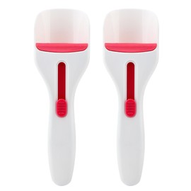 2 cucharas dispensadoras de magdalenas, herramienta de hornear apta para lavaplatos para porciones precisas de magdalenas, magdalenas, masa de galletas y panqueques, utensilios de cocina sin desorden